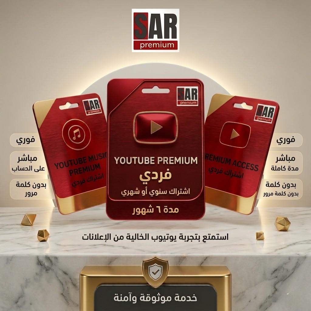 اشتراك بريميوم 6 شهور فردي