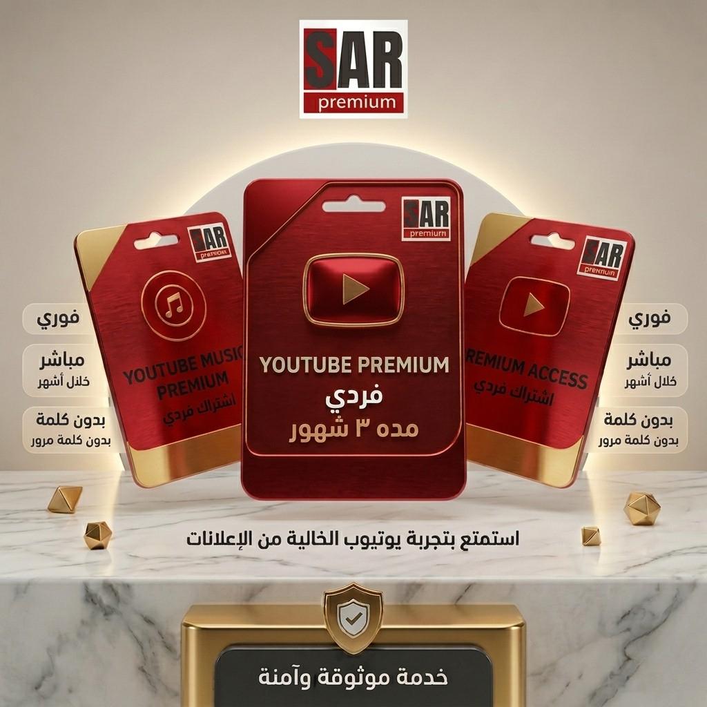 اشتراك بريميوم 3 شهور فردي